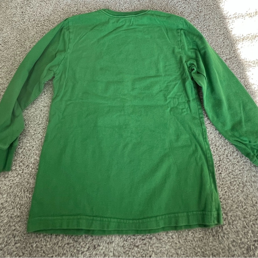 🟢GAP: Boy size M, green long sleeve t-shirt w/monster theme, preowned🟢 - Picture 9 of 9